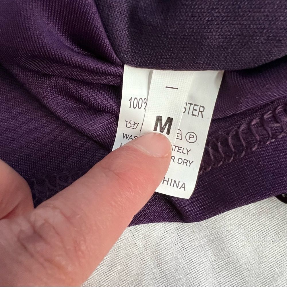 Kayamiya Sequins Purple Scoop Neck Tank M NWT - Picture 4 of 5